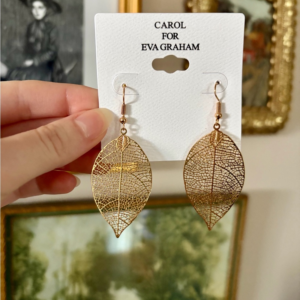 Gold Leaf Earrings